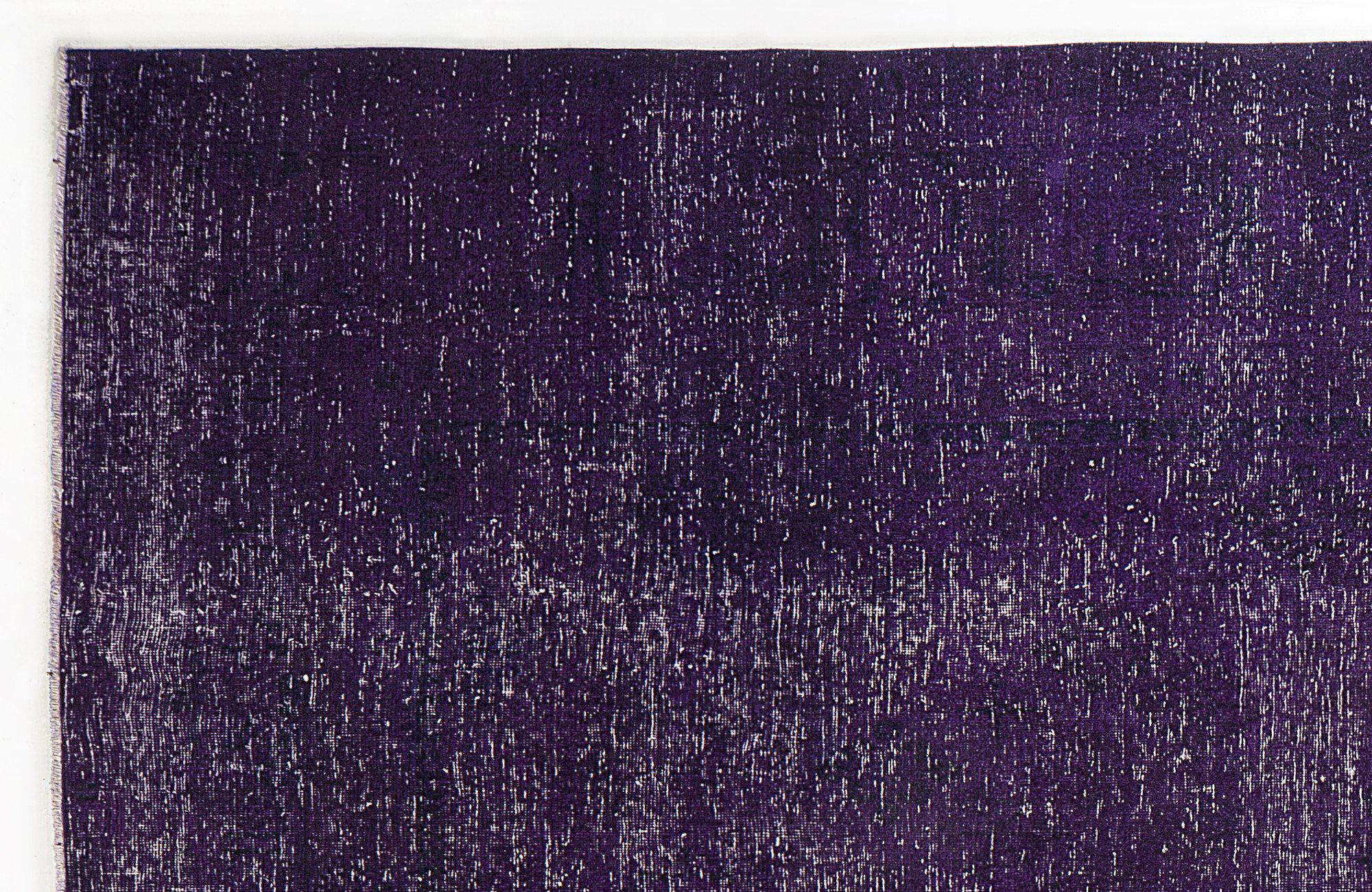 Purple Over Dyed Vintage XLarge Rug 9'10'' x 13'2'' ft 300 x 402 cm