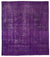 Purple Over Dyed Vintage XLarge Rug 9'8'' x 11'0'' ft 295 x 336 cm