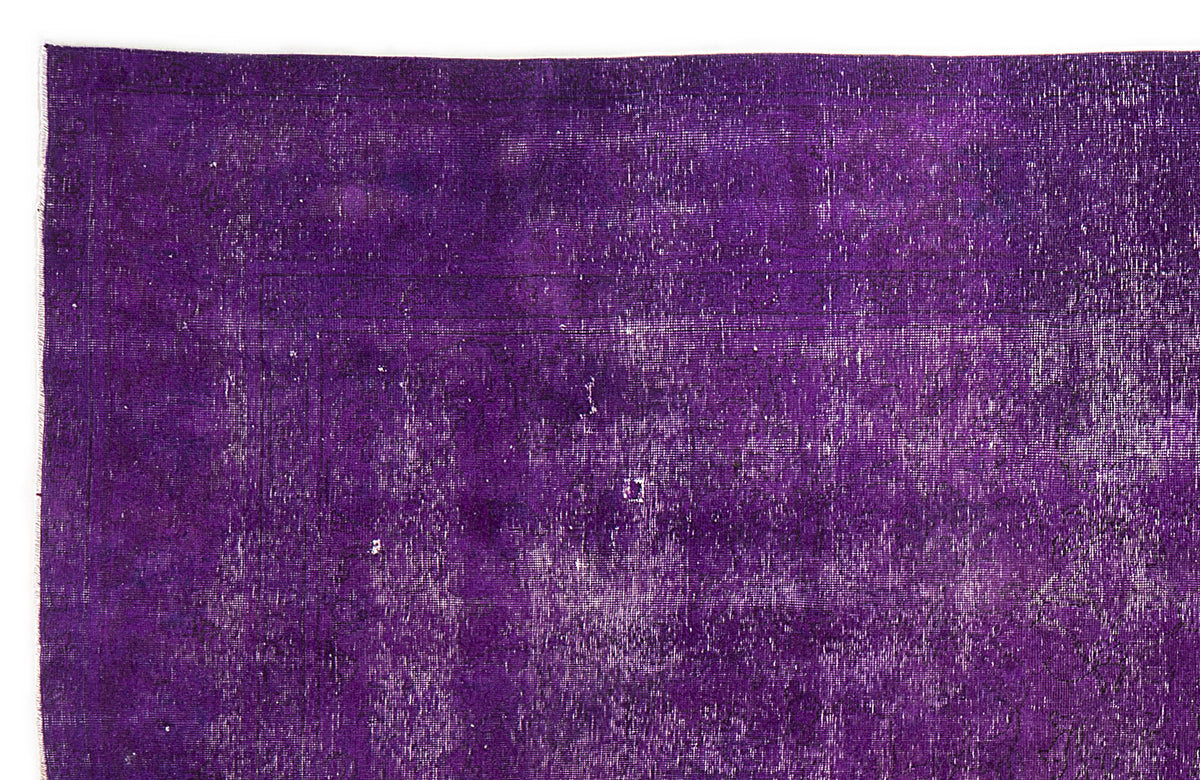 Purple Over Dyed Vintage XLarge Rug 9&#39;8&#39;&#39; x 11&#39;0&#39;&#39; ft 295 x 336 cm