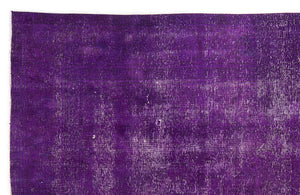 Purple Over Dyed Vintage XLarge Rug 9'8'' x 11'0'' ft 295 x 336 cm