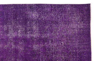 Purple Over Dyed Vintage XLarge Rug 9'8'' x 11'0'' ft 295 x 336 cm