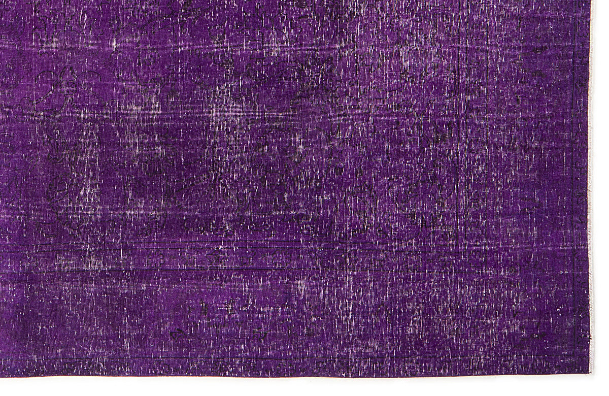 Purple Over Dyed Vintage XLarge Rug 9&#39;8&#39;&#39; x 11&#39;0&#39;&#39; ft 295 x 336 cm