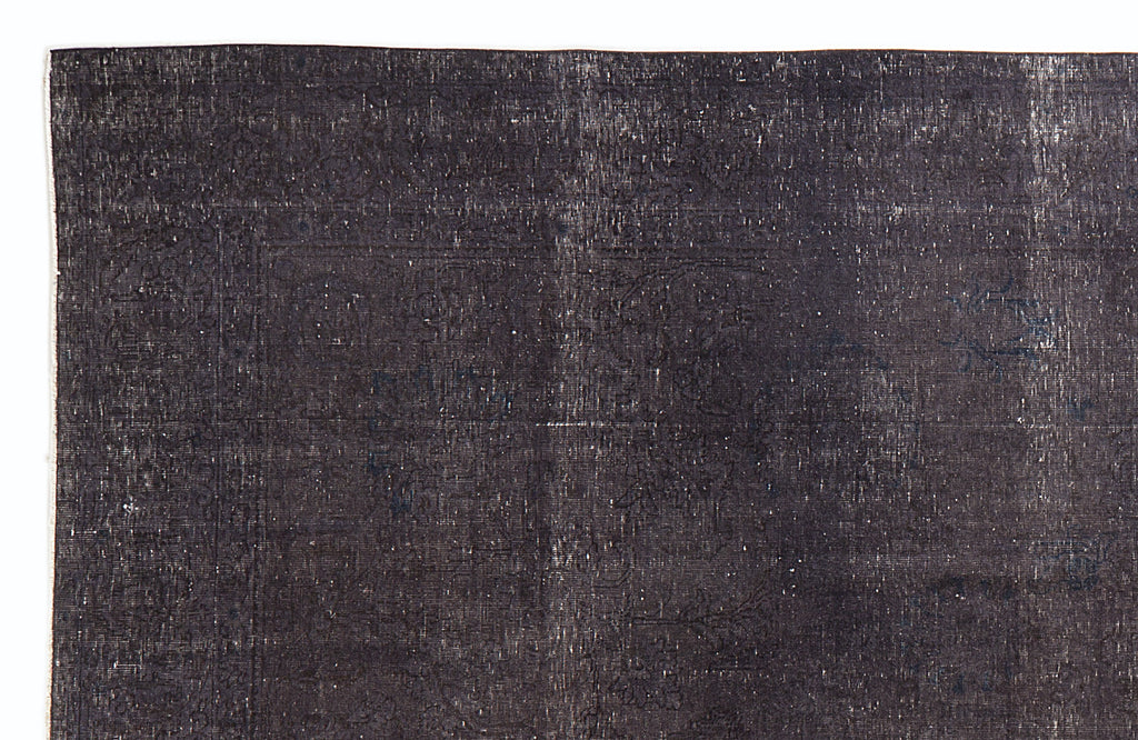 Gray Over Dyed Vintage XLarge Rug 8'8'' x 12'3'' ft 265 x 373 cm