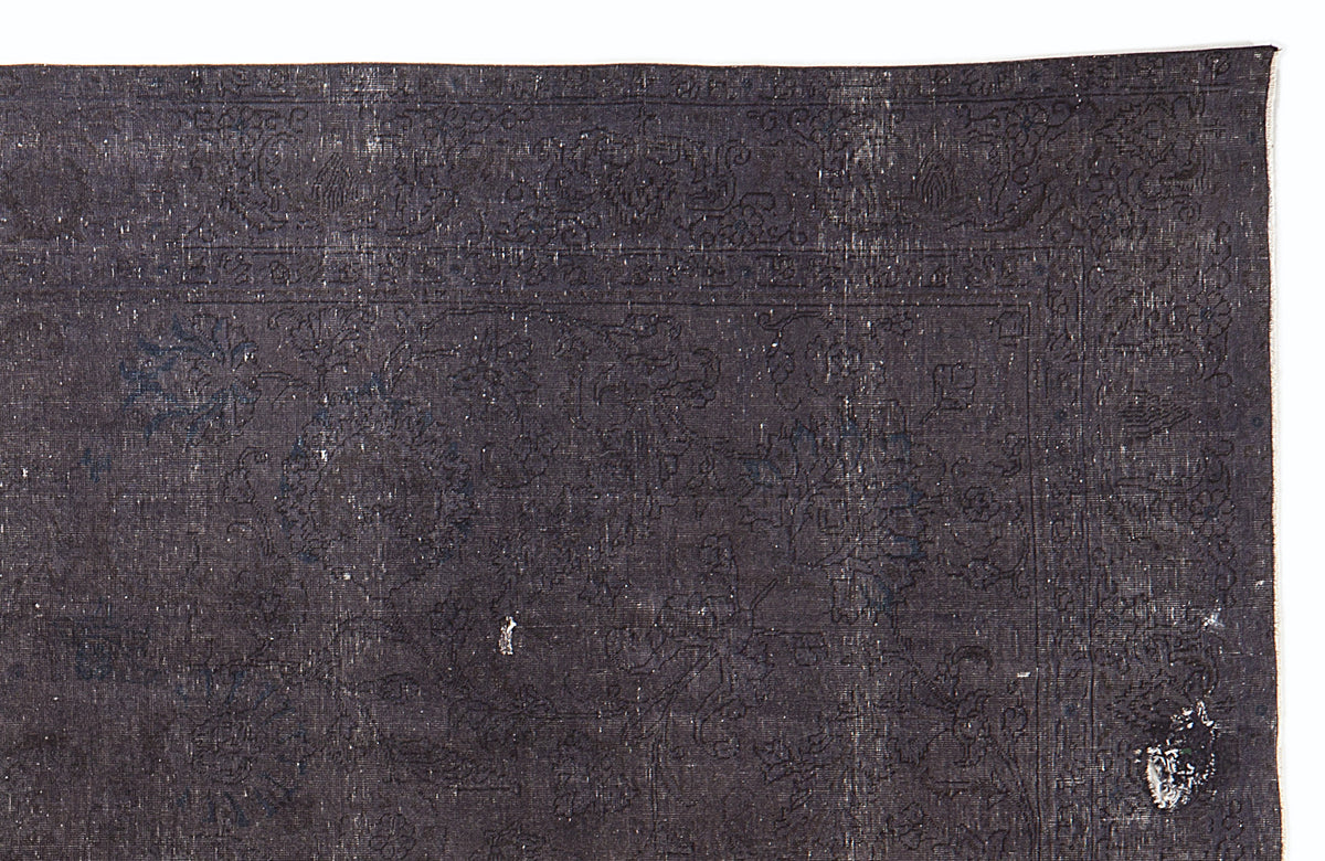 Gray Over Dyed Vintage XLarge Rug 8&#39;8&#39;&#39; x 12&#39;3&#39;&#39; ft 265 x 373 cm