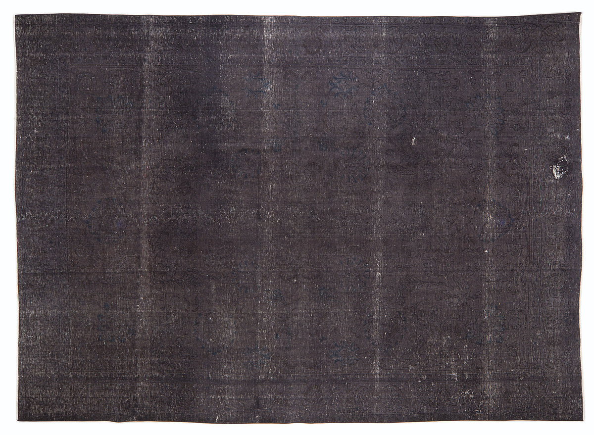 Gray Over Dyed Vintage XLarge Rug 8&#39;8&#39;&#39; x 12&#39;3&#39;&#39; ft 265 x 373 cm
