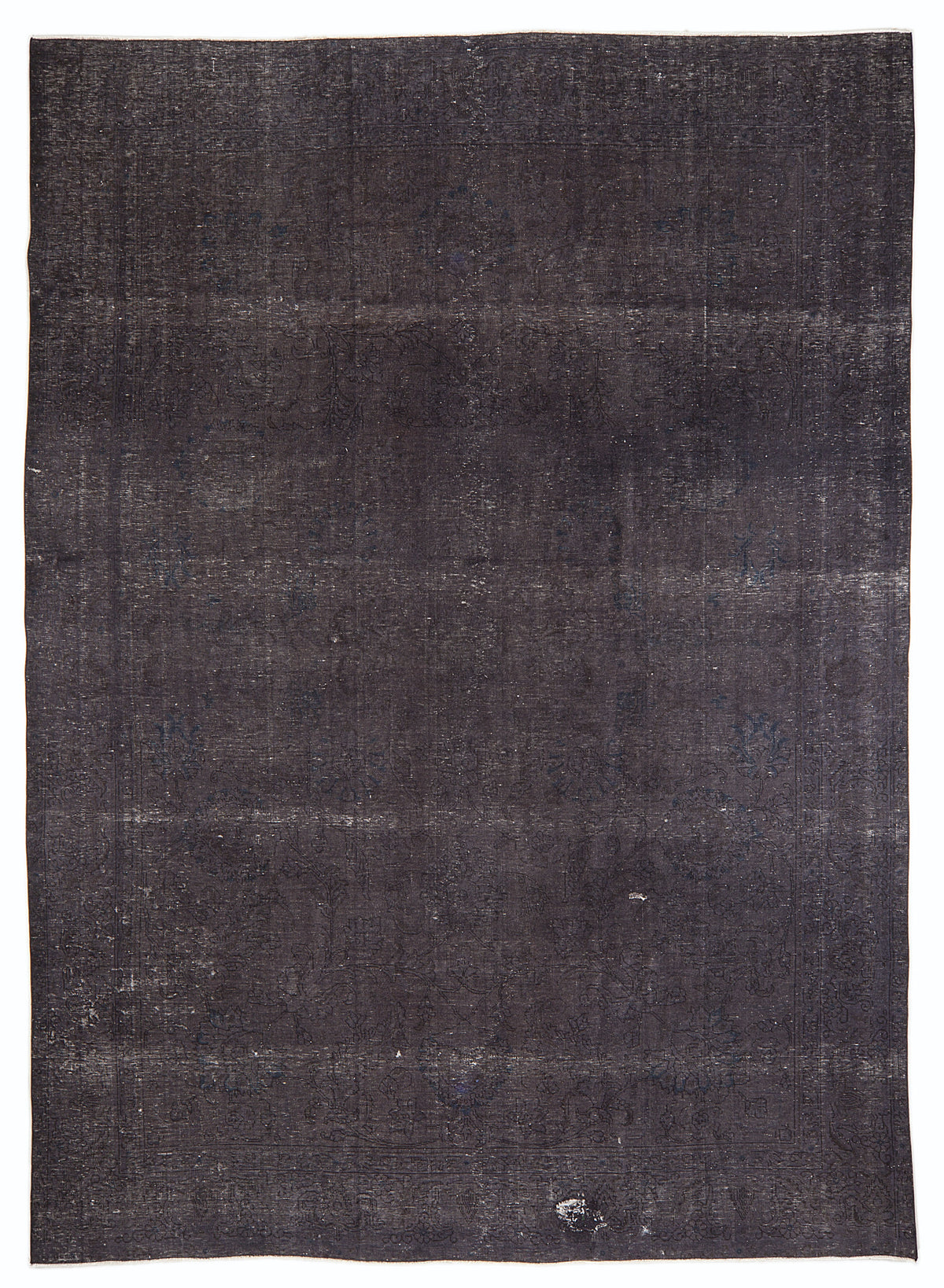 Gray Over Dyed Vintage XLarge Rug 8&#39;8&#39;&#39; x 12&#39;3&#39;&#39; ft 265 x 373 cm