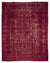 Red Over Dyed Vintage XLarge Rug 9'4'' x 12'4'' ft 285 x 375 cm