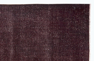 Brown Over Dyed Vintage XLarge Rug 10'1'' x 13'7'' ft 307 x 414 cm