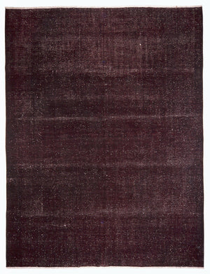 Brown Over Dyed Vintage XLarge Rug 10'1'' x 13'7'' ft 307 x 414 cm
