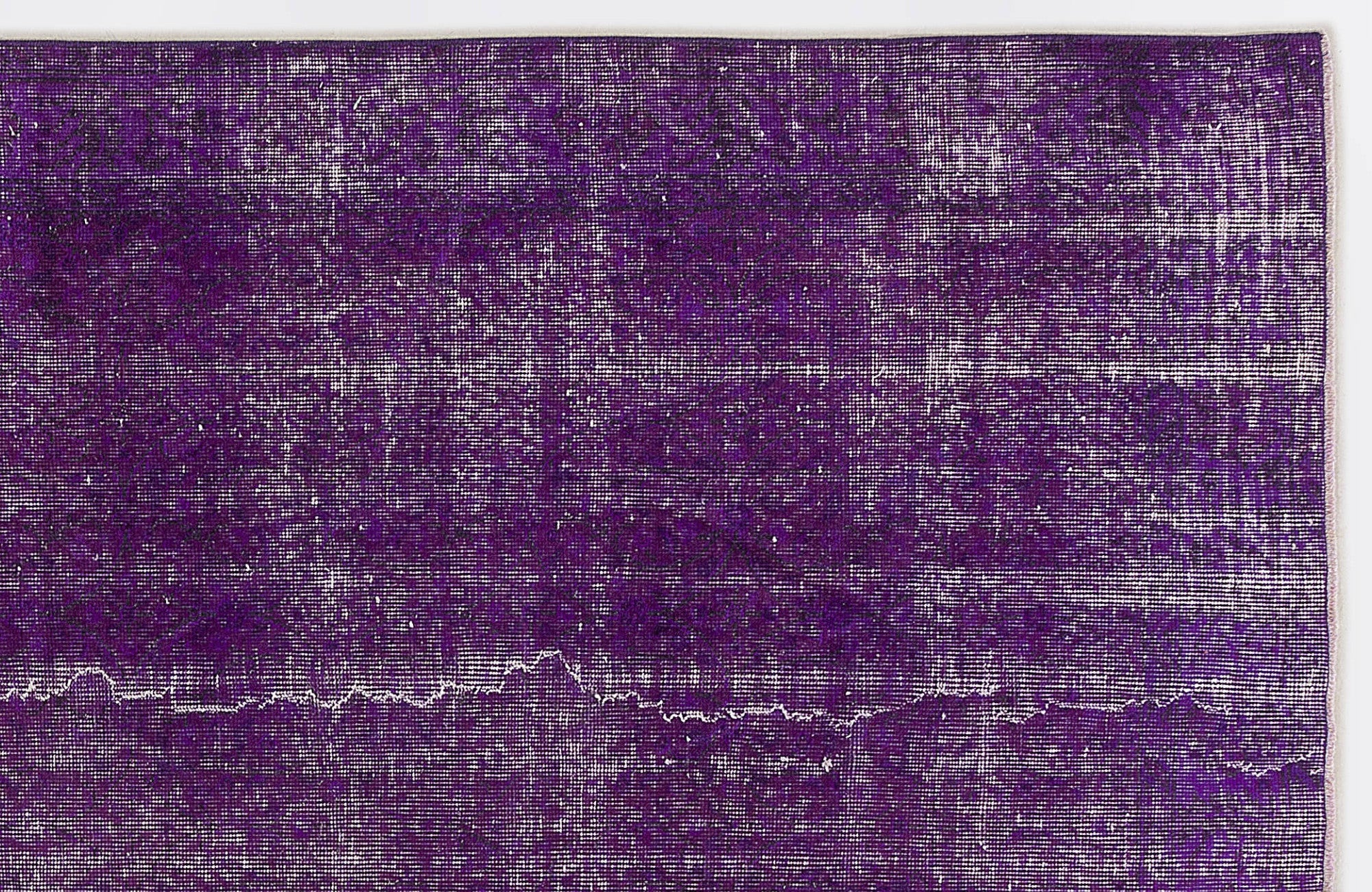 Purple Over Dyed Vintage Rug 5'6'' x 8'10'' ft 167 x 270 cm