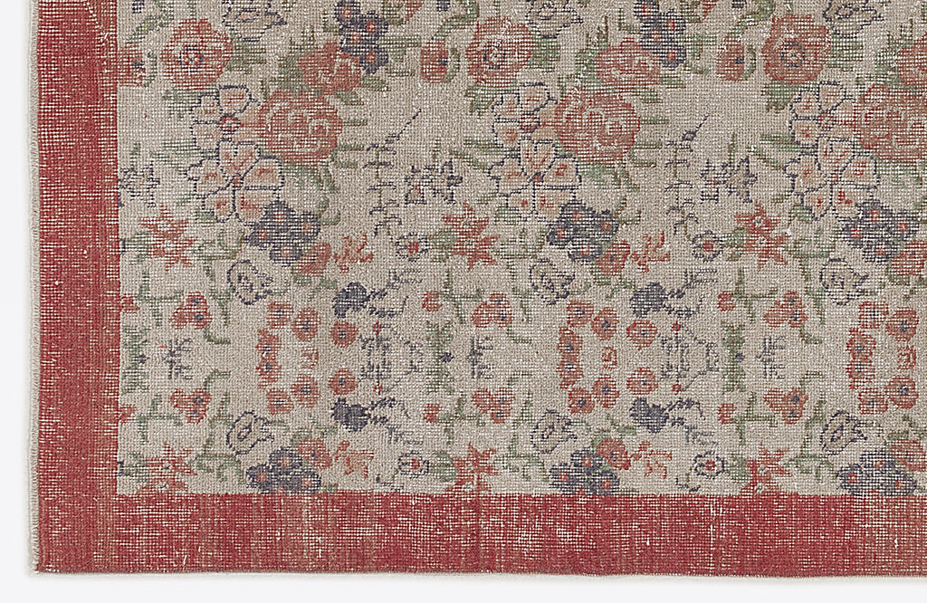 Naturel Over Dyed Vintage Rug 5'5'' x 9'0'' ft 166 x 275 cm