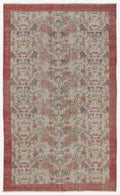 Naturel Over Dyed Vintage Rug 5'5'' x 9'0'' ft 166 x 275 cm