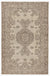 Beige Over Dyed Vintage Rug 5'9'' x 8'8'' ft 175 x 263 cm