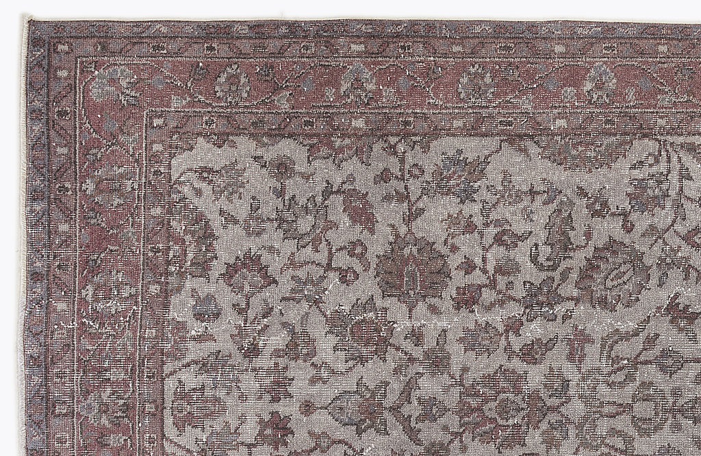 Naturel Over Dyed Vintage Rug 4'11'' x 9'5'' ft 150 x 288 cm