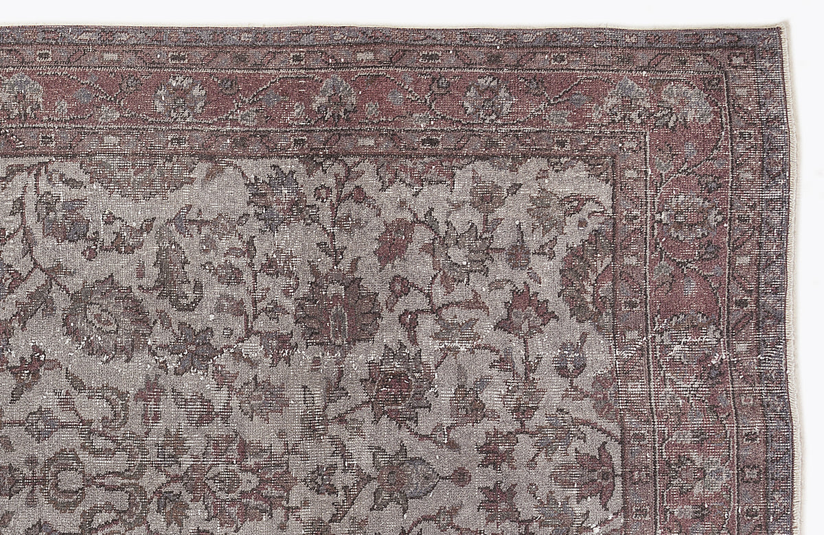 Naturel Over Dyed Vintage Rug 4&#39;11&#39;&#39; x 9&#39;5&#39;&#39; ft 150 x 288 cm