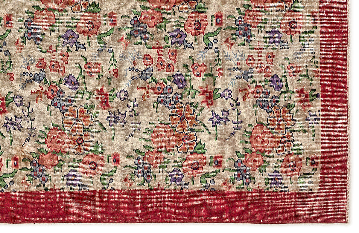 Retro Over Dyed Vintage Rug 5&#39;3&#39;&#39; x 9&#39;6&#39;&#39; ft 160 x 290 cm