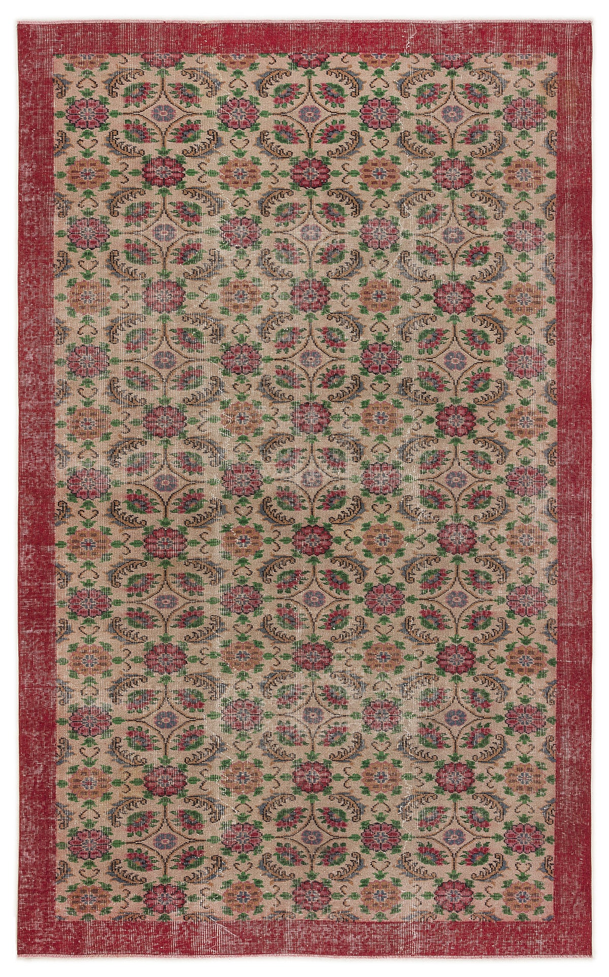 Naturel Over Dyed Vintage Rug 5&#39;11&#39;&#39; x 9&#39;8&#39;&#39; ft 181 x 294 cm