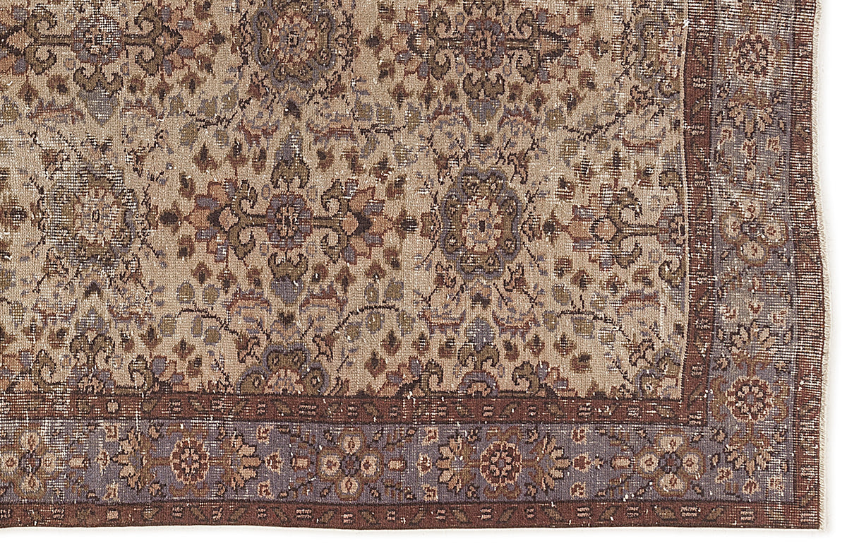 Naturel Over Dyed Vintage Rug 5&#39;1&#39;&#39; x 9&#39;0&#39;&#39; ft 156 x 275 cm