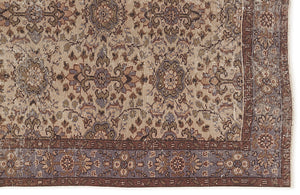 Naturel Over Dyed Vintage Rug 5'1'' x 9'0'' ft 156 x 275 cm