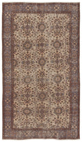 Naturel Over Dyed Vintage Rug 5'1'' x 9'0'' ft 156 x 275 cm