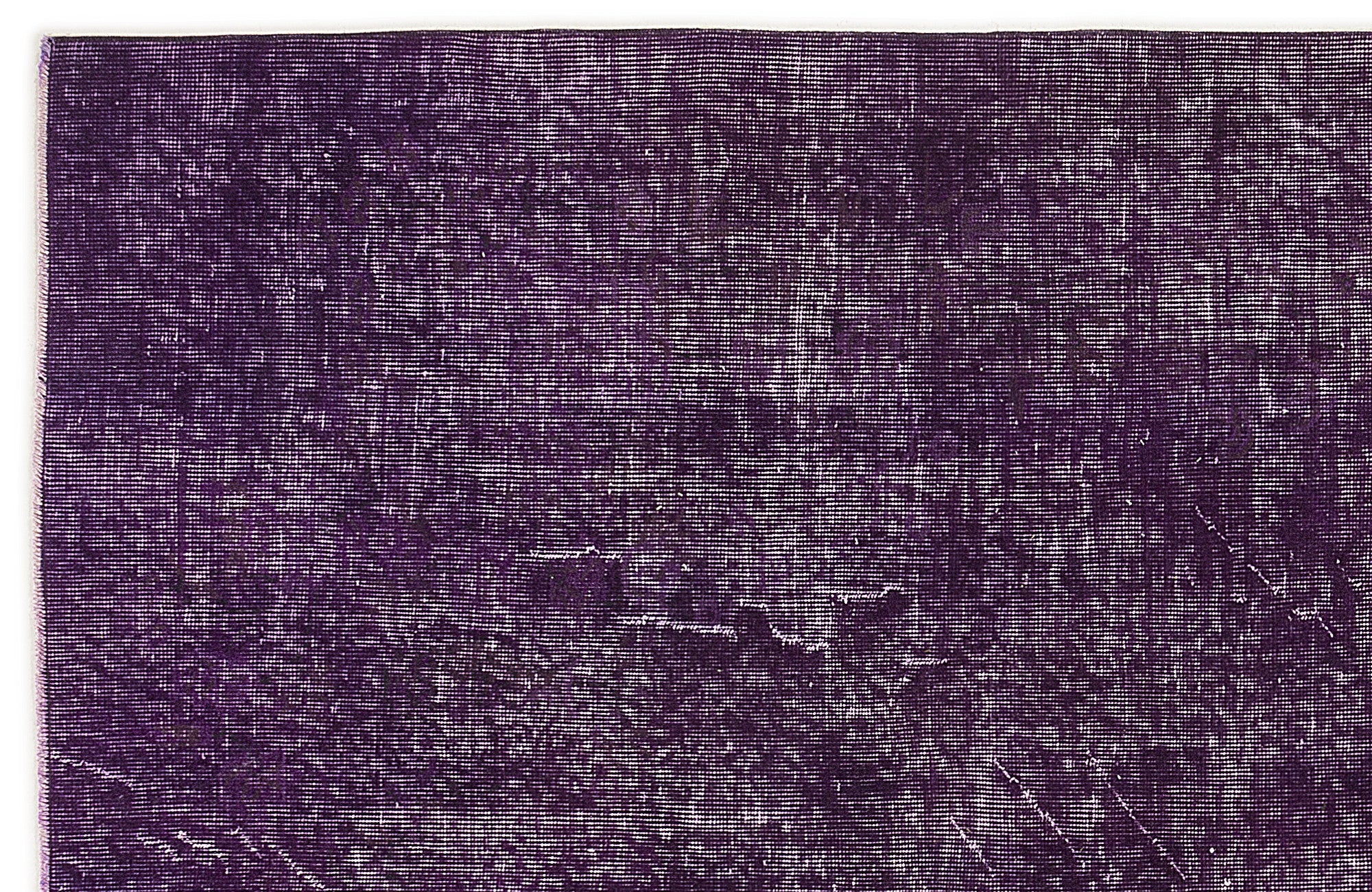 Purple Over Dyed Vintage Rug 5'5'' x 9'3'' ft 166 x 283 cm