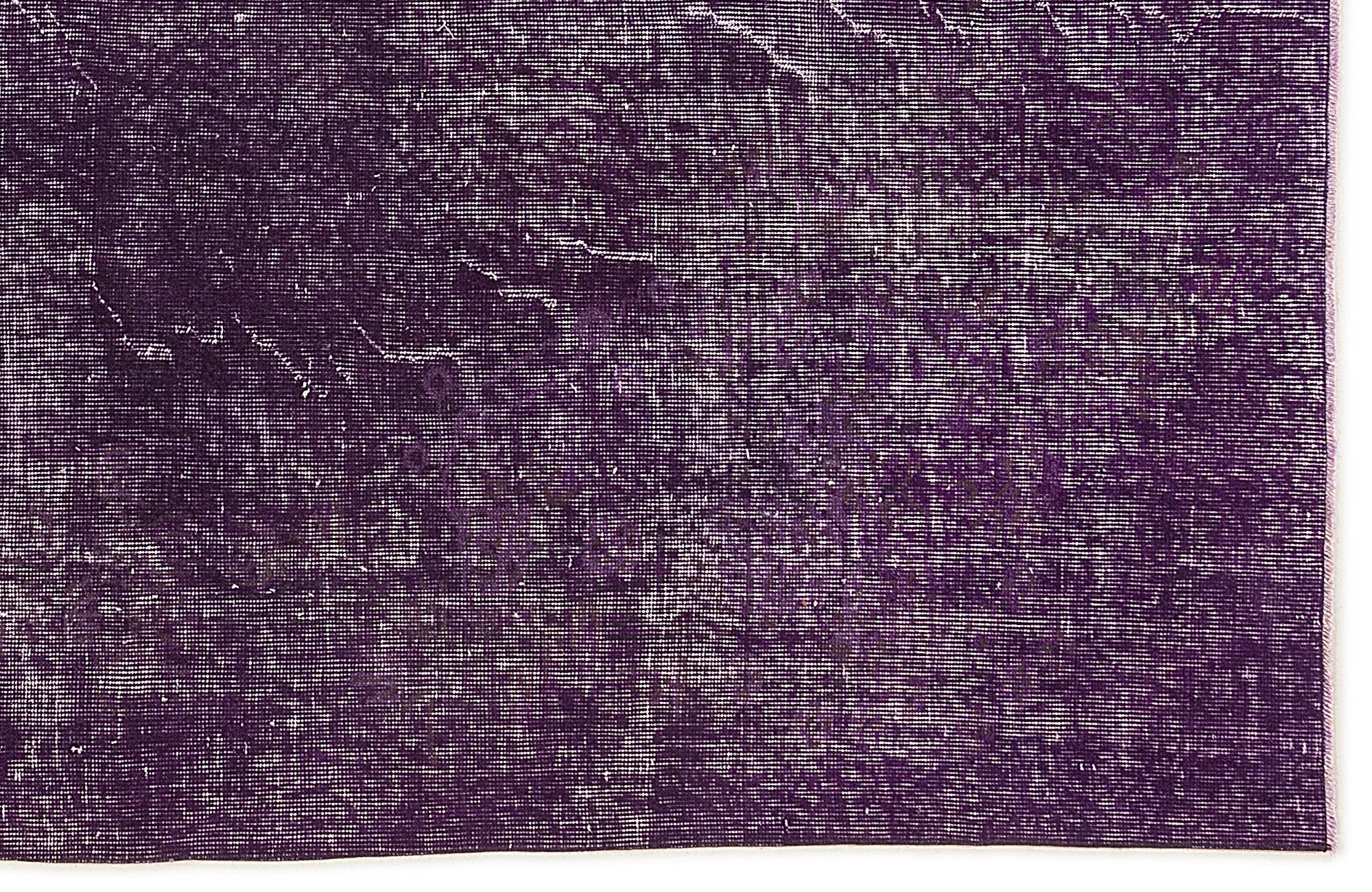 Purple Over Dyed Vintage Rug 5'5'' x 9'3'' ft 166 x 283 cm