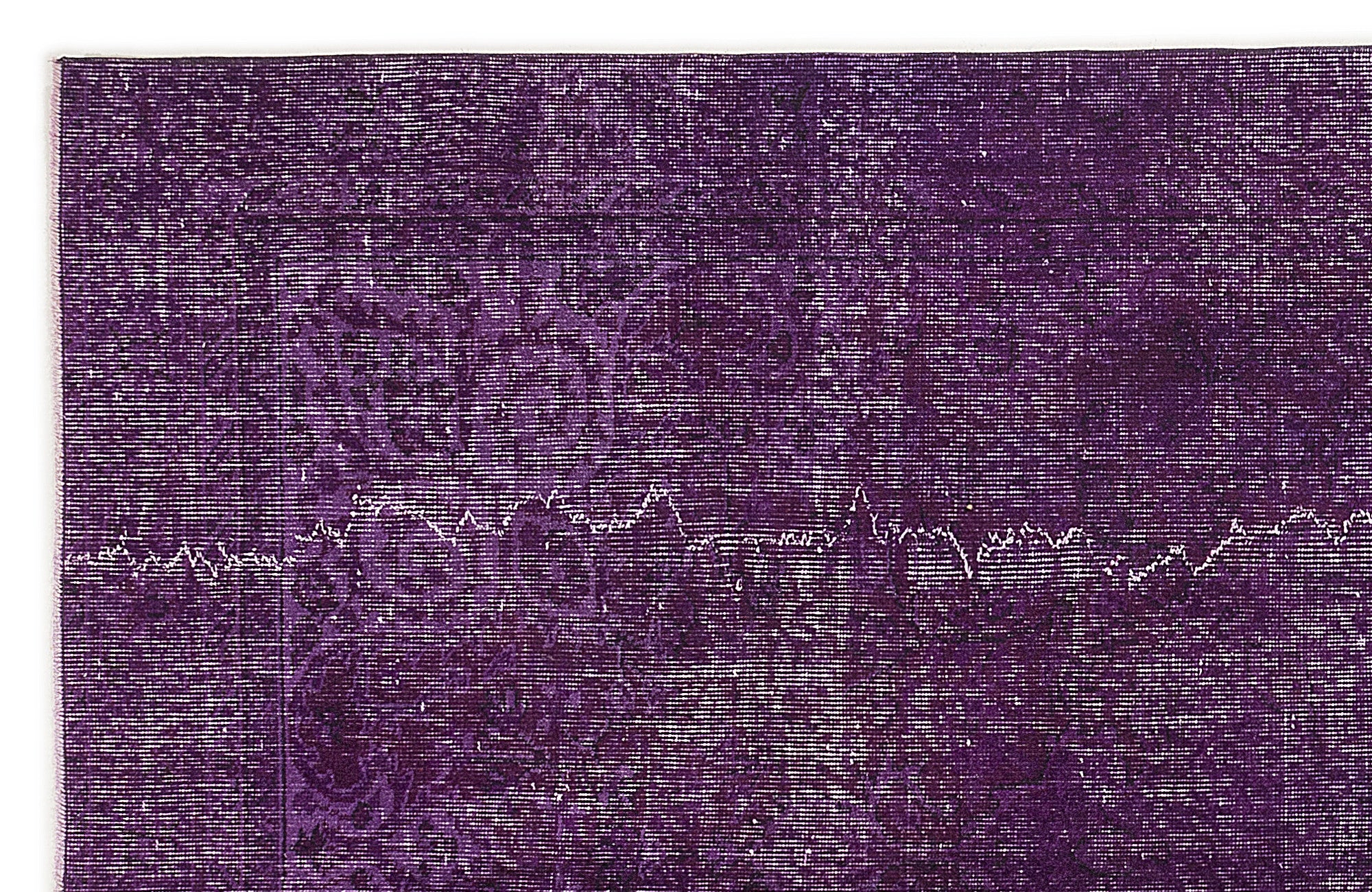 Purple Over Dyed Vintage Rug 5'9'' x 9'1'' ft 174 x 277 cm