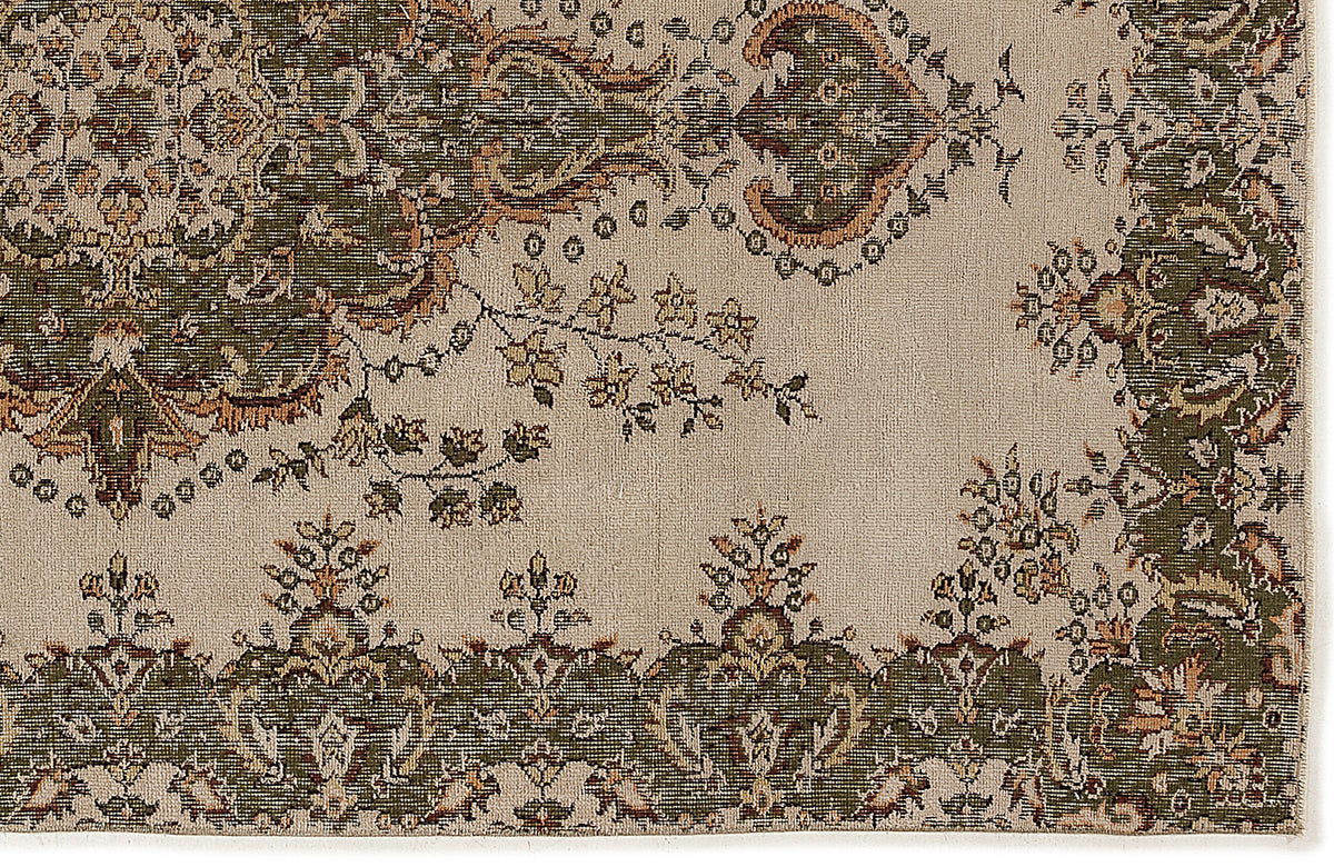 Naturel Over Dyed Vintage Rug 5&#39;2&#39;&#39; x 8&#39;6&#39;&#39; ft 157 x 260 cm