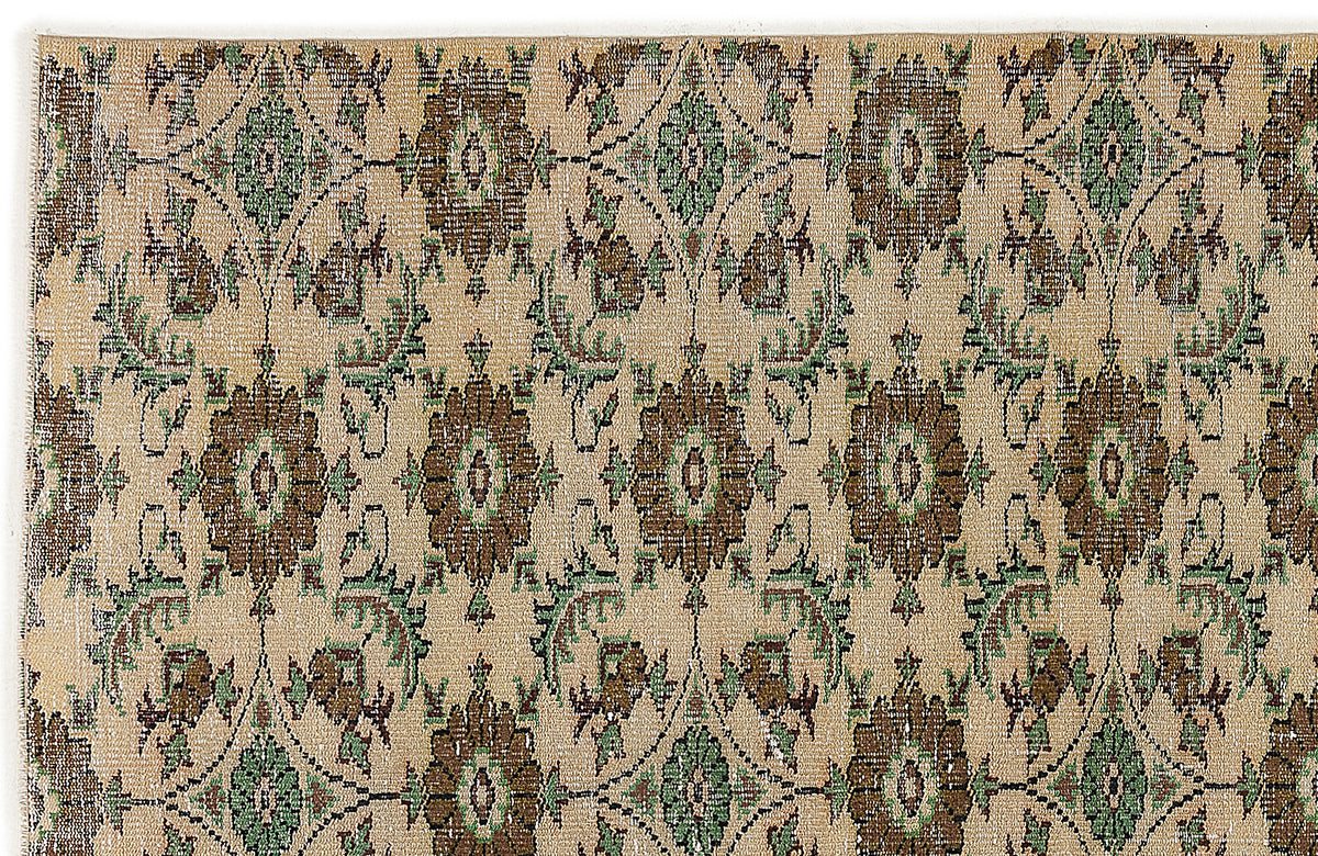 Retro Over Dyed Vintage Rug 5&#39;6&#39;&#39; x 8&#39;2&#39;&#39; ft 167 x 248 cm