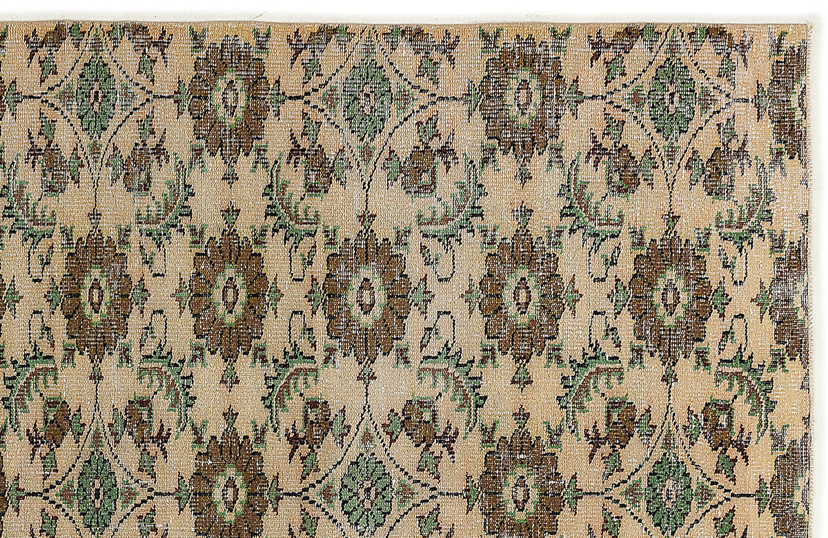 Retro Over Dyed Vintage Rug 5&#39;6&#39;&#39; x 8&#39;2&#39;&#39; ft 167 x 248 cm