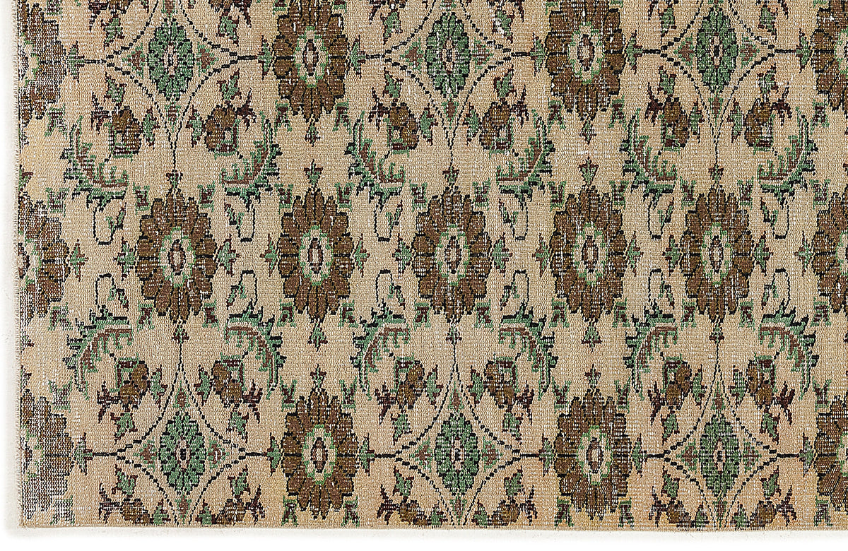 Retro Over Dyed Vintage Rug 5&#39;6&#39;&#39; x 8&#39;2&#39;&#39; ft 167 x 248 cm