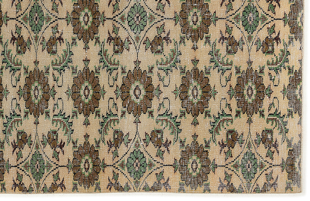 Retro Over Dyed Vintage Rug 5&#39;6&#39;&#39; x 8&#39;2&#39;&#39; ft 167 x 248 cm