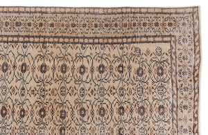 Naturel Over Dyed Vintage Rug 5'7'' x 8'12'' ft 171 x 274 cm