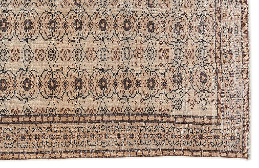 Naturel Over Dyed Vintage Rug 5'7'' x 8'12'' ft 171 x 274 cm