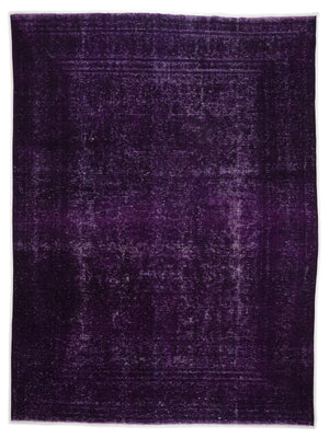 Purple Over Dyed Vintage XLarge Rug 9'0'' x 12'6'' ft 275 x 380 cm