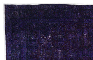 Purple Over Dyed Vintage XLarge Rug 9'7'' x 12'6'' ft 293 x 382 cm