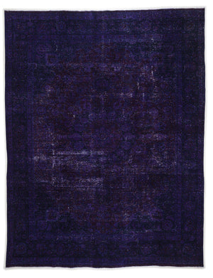 Purple Over Dyed Vintage XLarge Rug 9'7'' x 12'6'' ft 293 x 382 cm