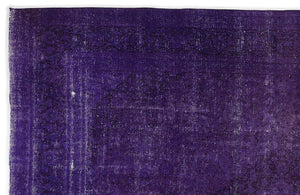 Purple Over Dyed Vintage XLarge Rug 9'8'' x 12'10'' ft 294 x 390 cm