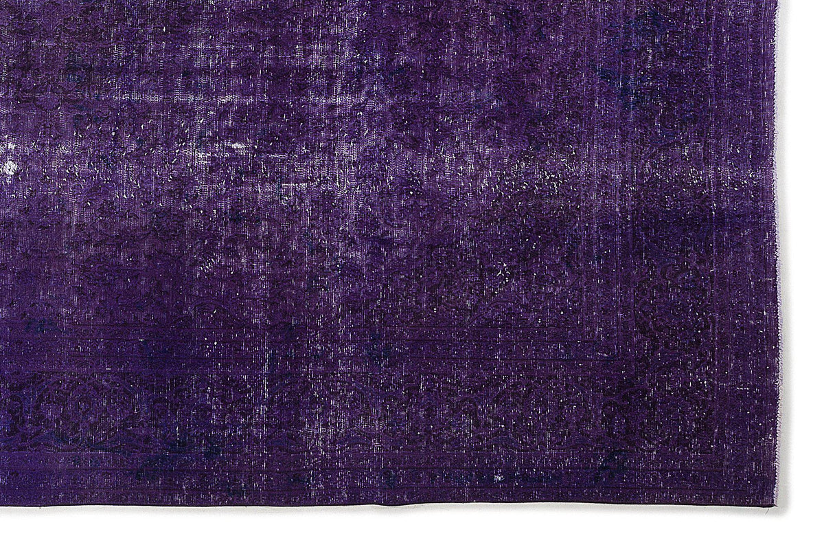 Purple Over Dyed Vintage XLarge Rug 9&#39;8&#39;&#39; x 12&#39;10&#39;&#39; ft 294 x 390 cm
