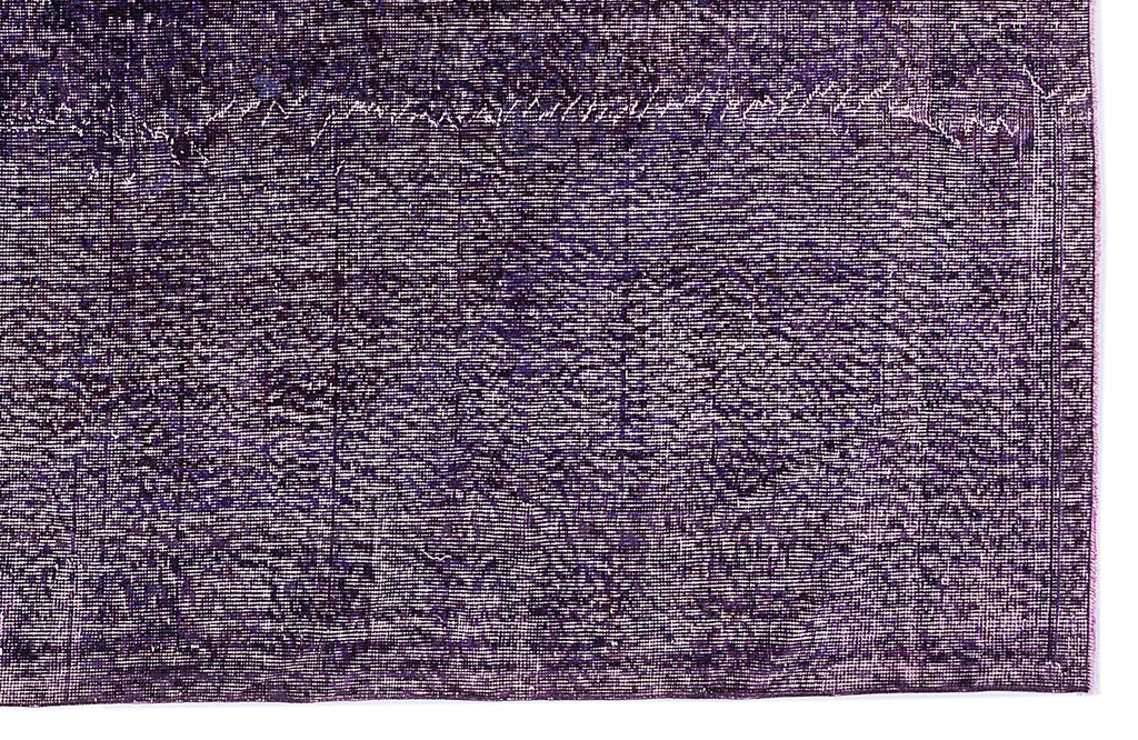 Purple Over Dyed Vintage Rug 6'6'' x 10'4'' ft 197 x 316 cm