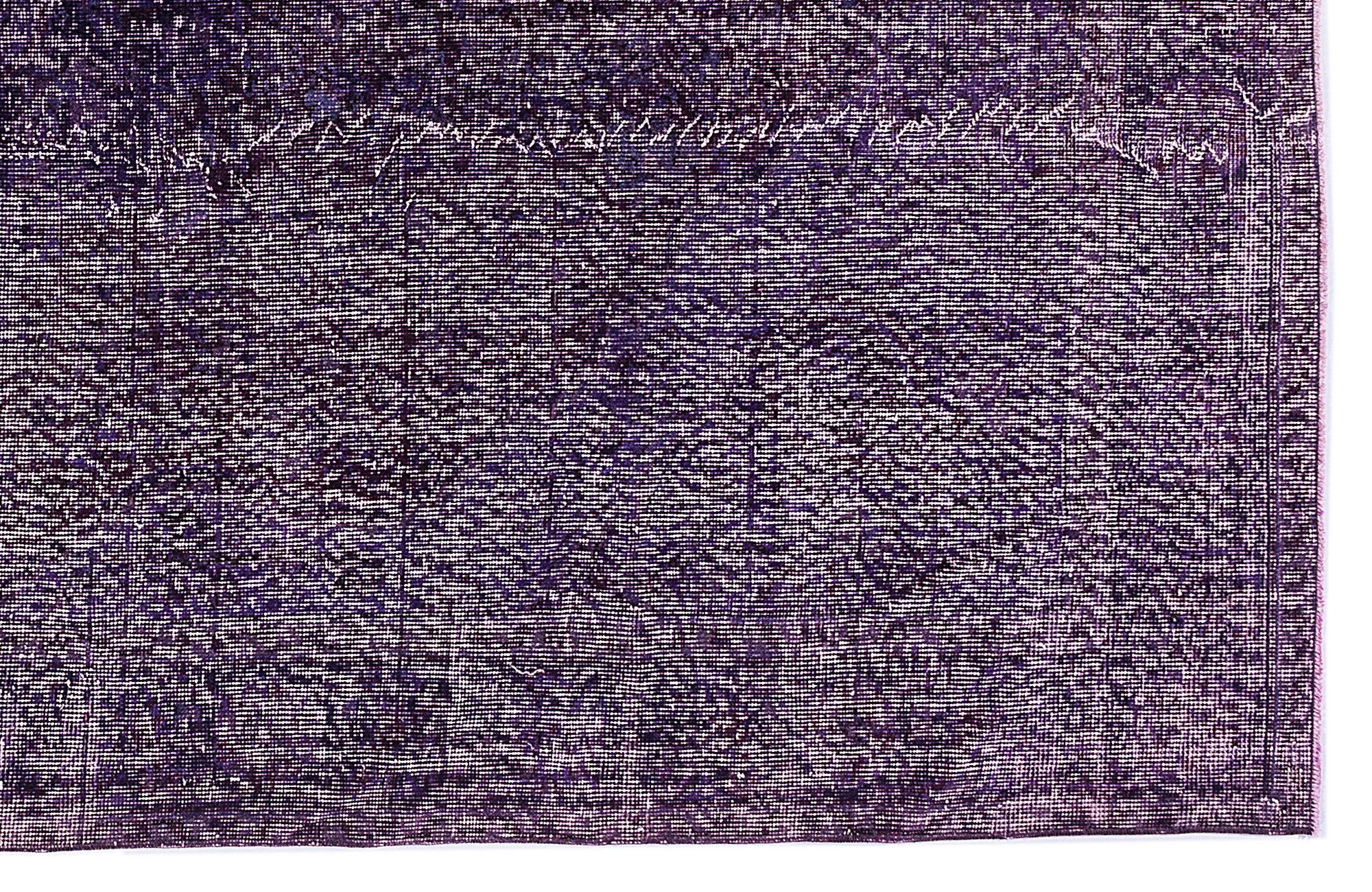 Purple Over Dyed Vintage Rug 6'6'' x 10'4'' ft 197 x 316 cm