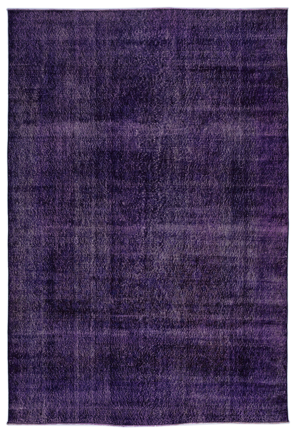 Purple Over Dyed Vintage Rug 6'9'' x 9'11'' ft 206 x 303 cm