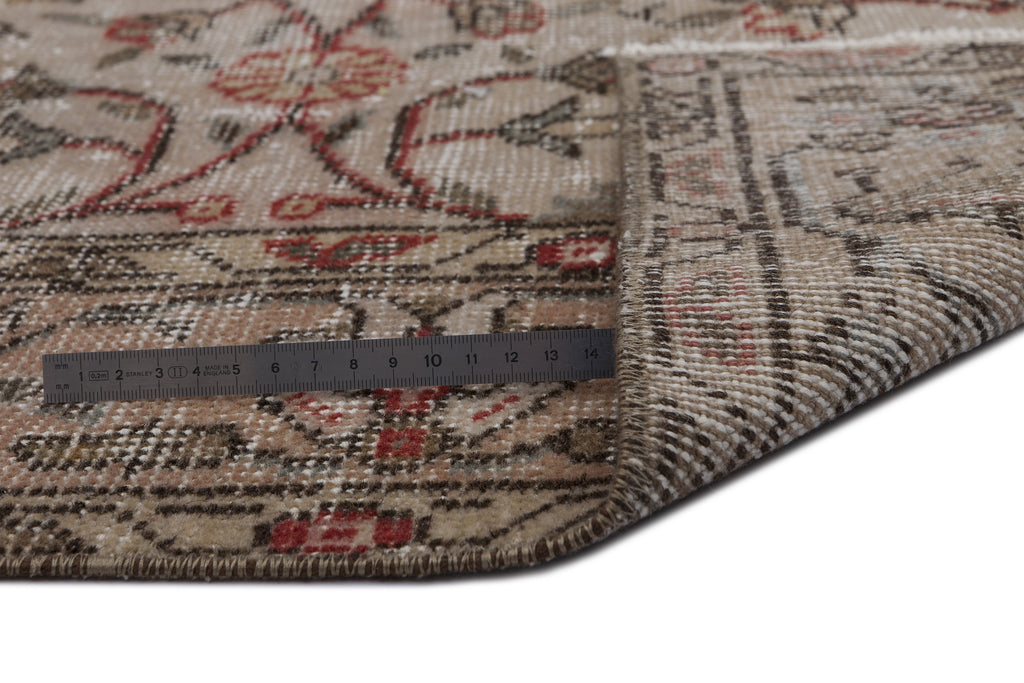 Naturel Over Dyed Vintage Rug 5'5'' x 9'5'' ft 165 x 286 cm