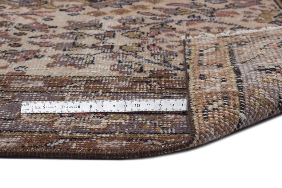 Naturel Over Dyed Vintage Rug 5&#39;1&#39;&#39; x 9&#39;0&#39;&#39; ft 154 x 275 cm