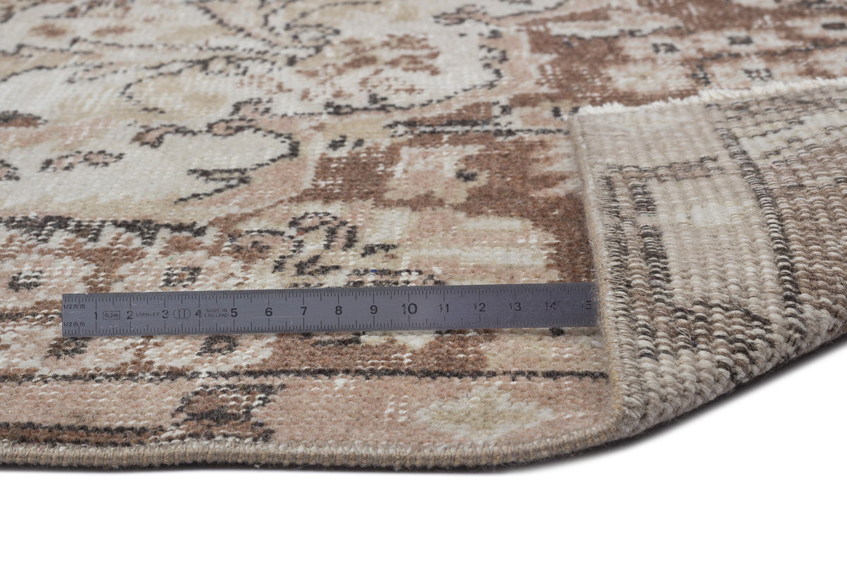 Naturel Over Dyed Vintage Rug 5&#39;11&#39;&#39; x 9&#39;5&#39;&#39; ft 180 x 286 cm