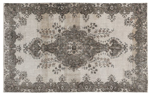 Naturel Over Dyed Vintage Rug 5'9'' x 9'5'' ft 176 x 286 cm