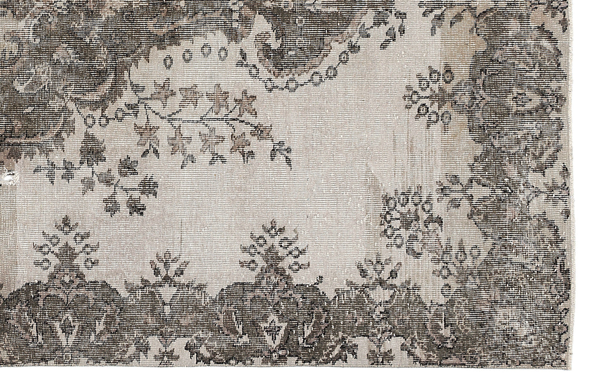 Naturel Over Dyed Vintage Rug 5&#39;9&#39;&#39; x 9&#39;5&#39;&#39; ft 176 x 286 cm