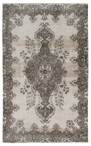 Naturel Over Dyed Vintage Rug 5'9'' x 9'5'' ft 176 x 286 cm