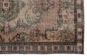 Naturel Over Dyed Vintage Rug 5'3'' x 8'10'' ft 160 x 268 cm