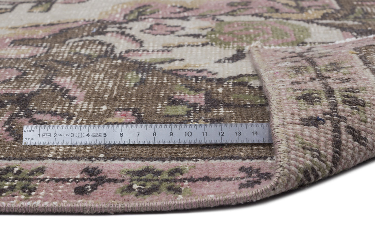 Naturel Over Dyed Vintage Rug 5&#39;10&#39;&#39; x 9&#39;5&#39;&#39; ft 178 x 288 cm